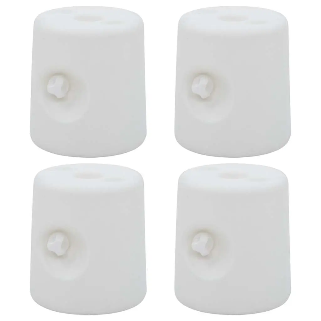 Gazebo Weights 4 Piece Set Canopy Pavilion Parasol Stabiliser Base White