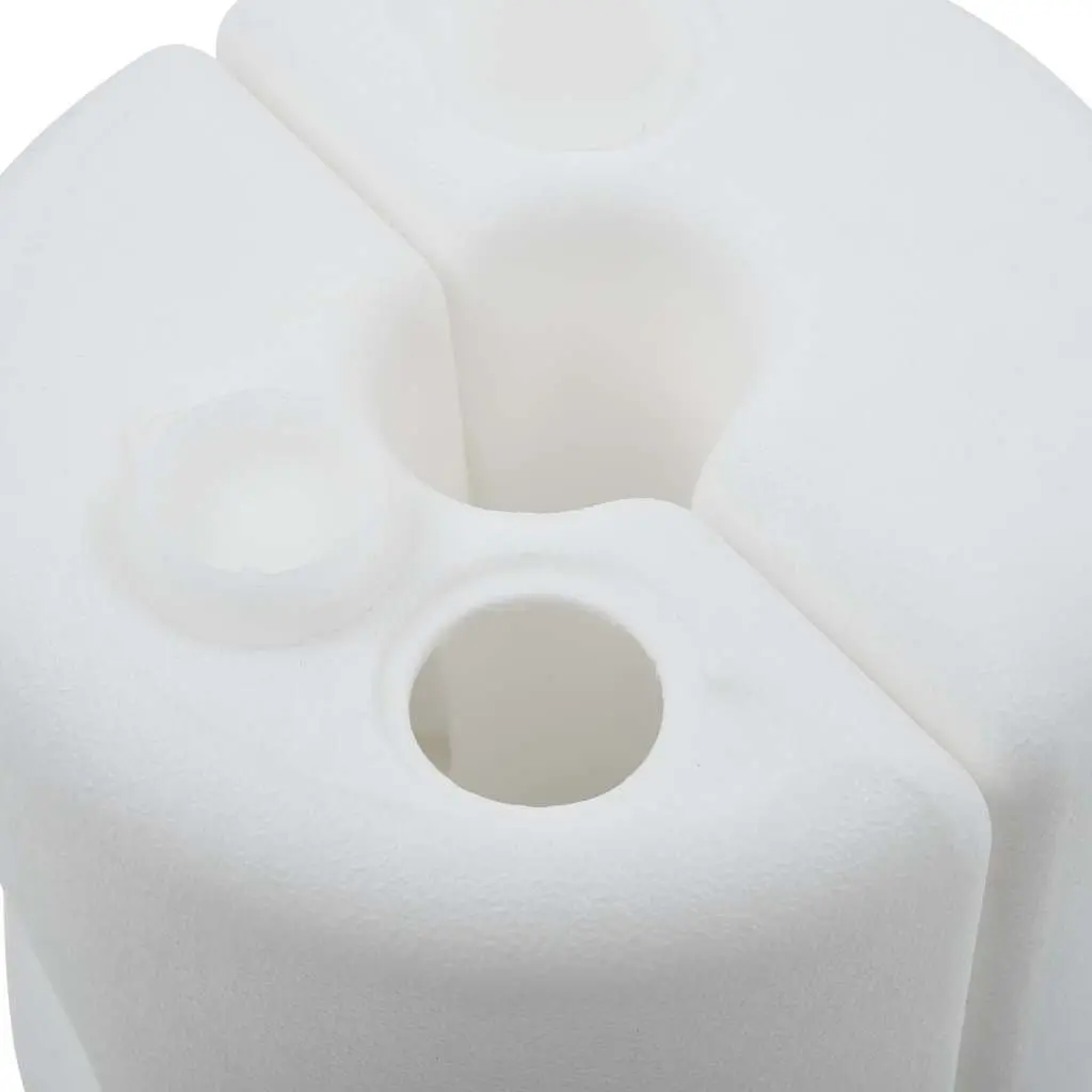 Gazebo Weights 4 Piece Set Canopy Pavilion Parasol Stabiliser Base White