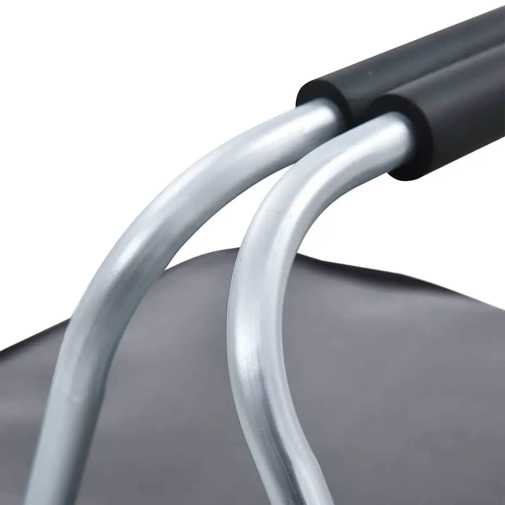 Foldable Cooler Bag for Outdoor Use Grey 46x27x23 cm