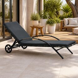 Specifications of Sun Lounger: Rattan, Adjustable Backrest