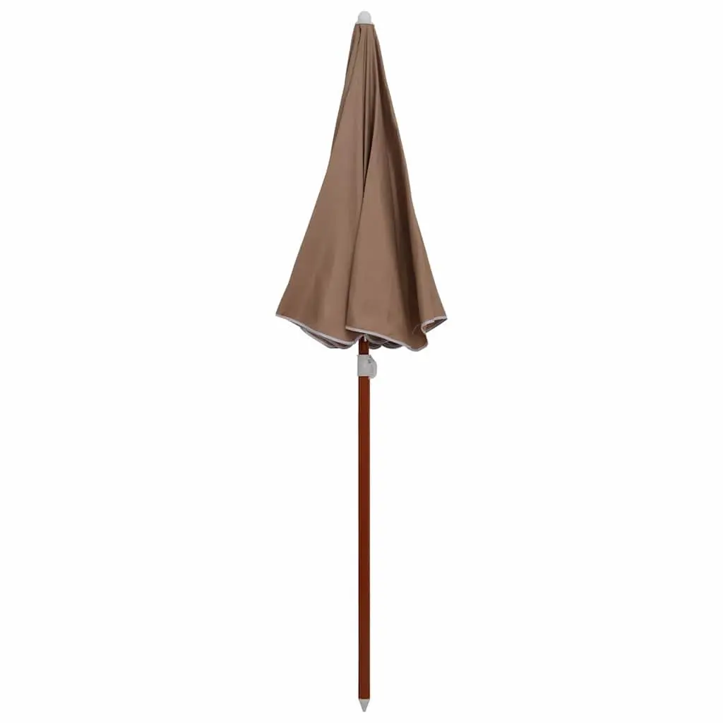 Garden Parasol Outdoor Sunshade 180 cm Taupe