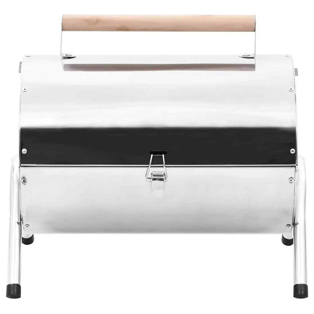 Portable Tabletop Charcoal BBQ Grill for Camping Picnic Double Cooking Grids