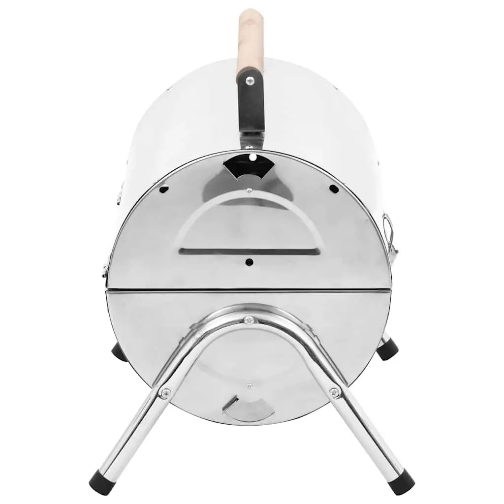 Portable Tabletop Charcoal BBQ Grill for Camping Picnic Double Cooking Grids