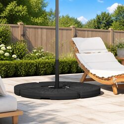 Umbrella Base Set - 4 Heavy Duty Fan-shaped Bases