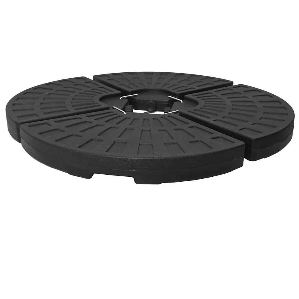 Umbrella Base Set of 4 Fan-shaped Heavy Duty Water Sand Fillable for Offset Market Use