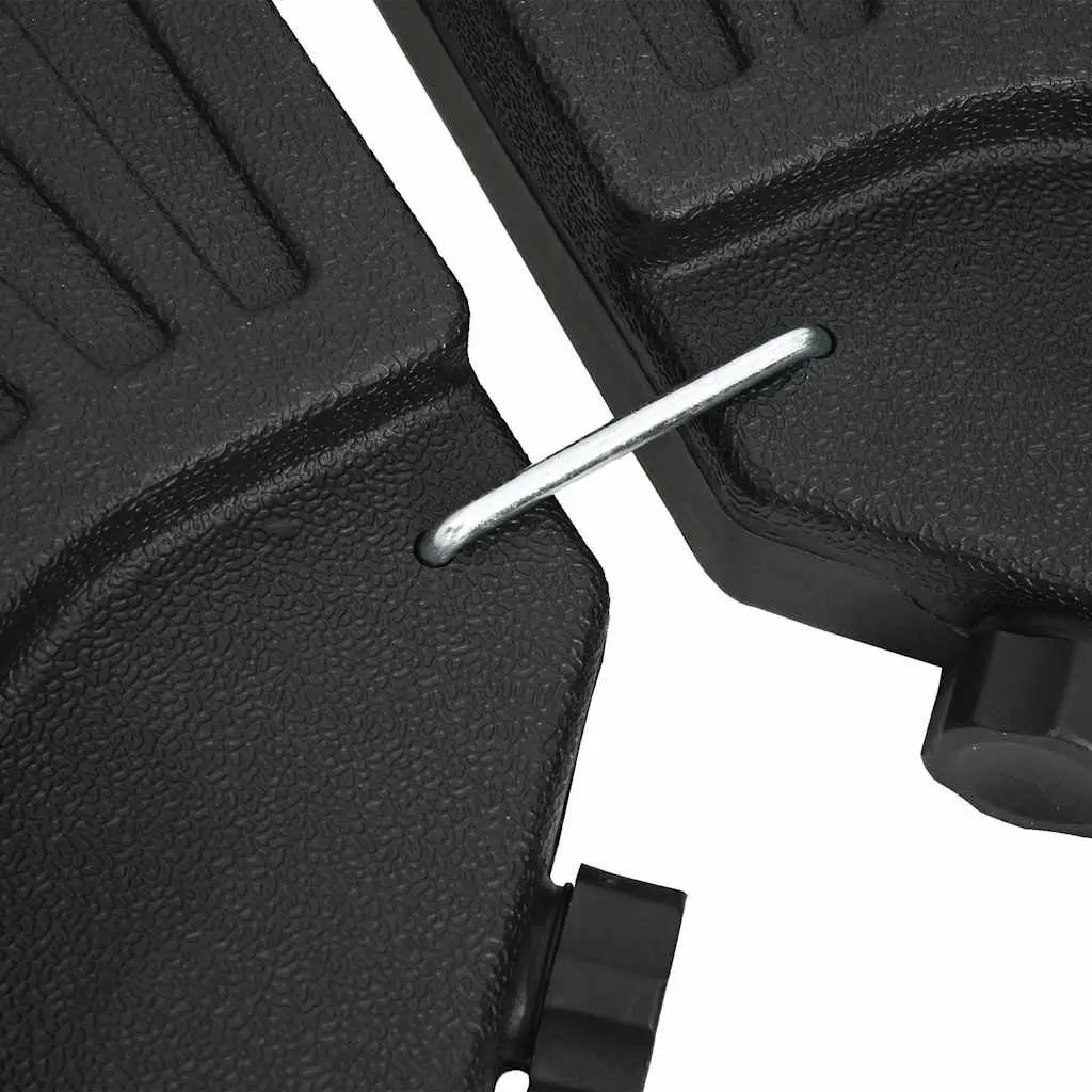 Umbrella Base Set of 4 Fan-shaped Heavy Duty Water Sand Fillable for Offset Market Use