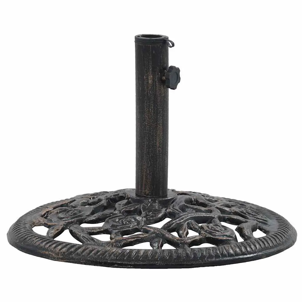 Cast Iron Umbrella Base Outdoor Garden Patio Stand 12kg Heavy Duty Sturdy