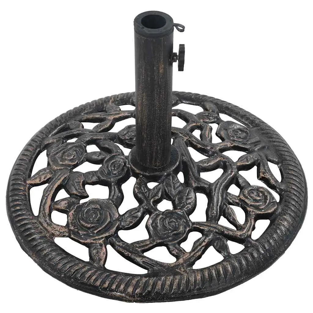 Cast Iron Umbrella Base Outdoor Garden Patio Stand 12kg Heavy Duty Sturdy