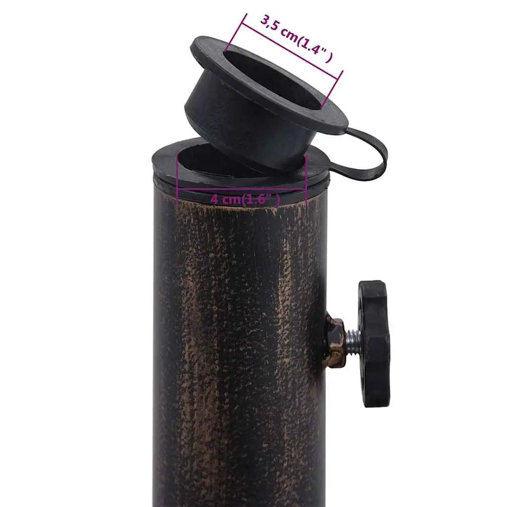 Cast Iron Umbrella Base Outdoor Garden Patio Stand 12kg Heavy Duty Sturdy