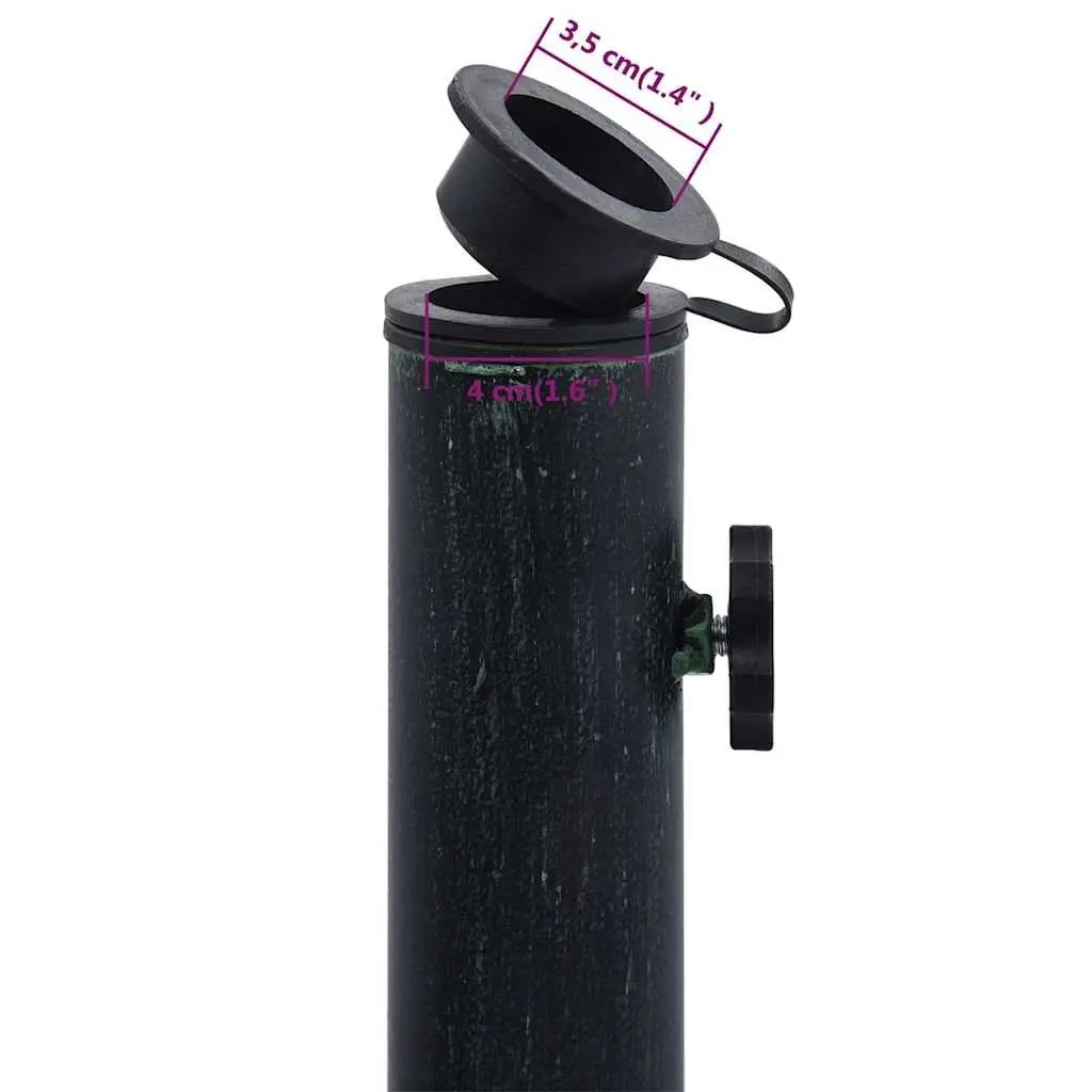 Cast Iron Umbrella Base Stand, 40 cm Height, 9 kg Weight