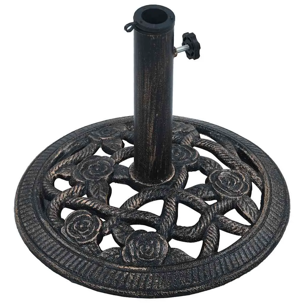 Umbrella Base Cast Iron Outdoor Garden 40cm