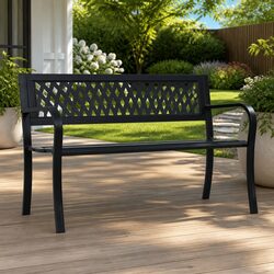 125cm Weather-Resistant Outdoor Garden Bench Details