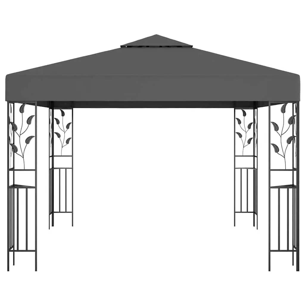 Gazebo 3x3 m Outdoor Shade Canopy Steel Frame Vented Roof Garden Structure