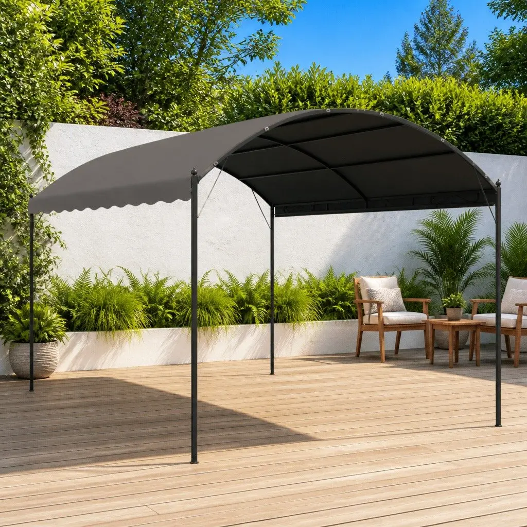 Sunshade Awning Outdoor 3x4m Garden Patio Shelter Anthracite