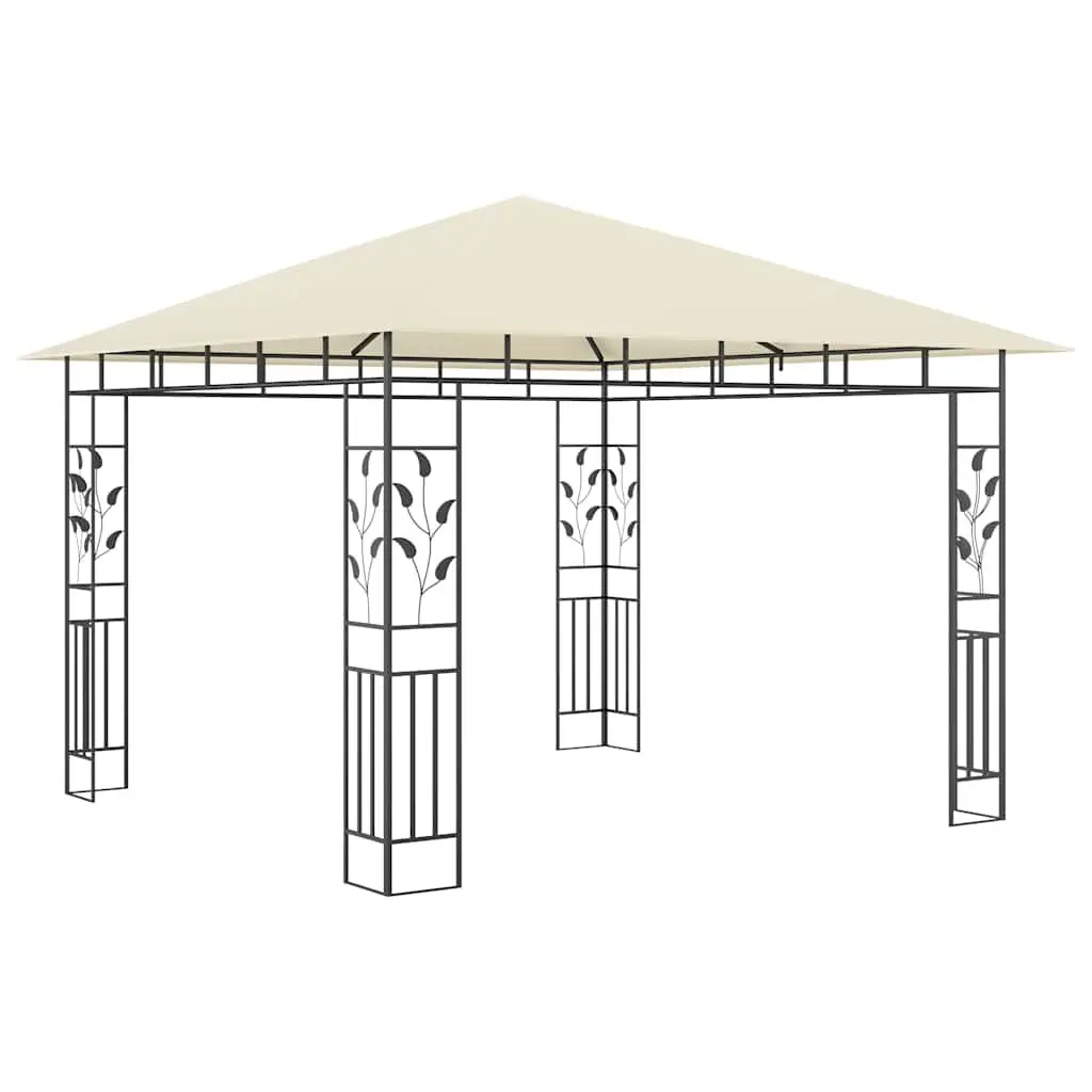 Gazebo for Garden 3x3x2.73m with Mosquito Net Cream