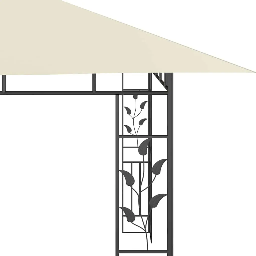 Garden Gazebo Outdoor 4x3x2.73m Cream