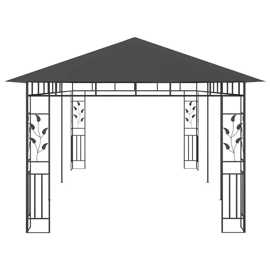 Gazebo Canopy Outdoor 6x3m with Mosquito Net for Garden Patio Shade Anthracite
