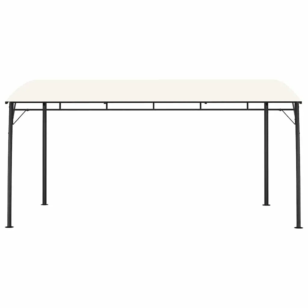 Sunshade Awning Canopy 4x3x2.55m Cream Outdoor Garden Shelter