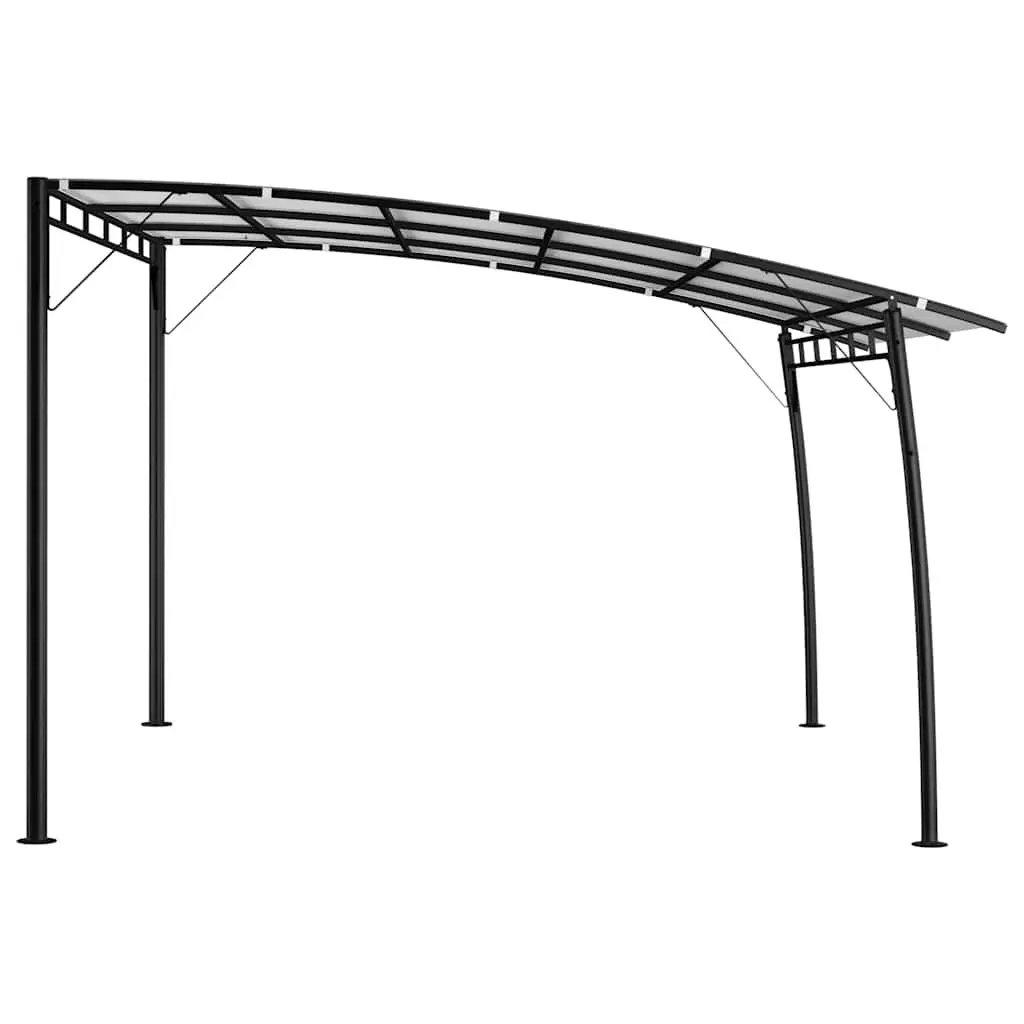 Sunshade Awning Canopy 4x3x2.55m Cream Outdoor Garden Shelter