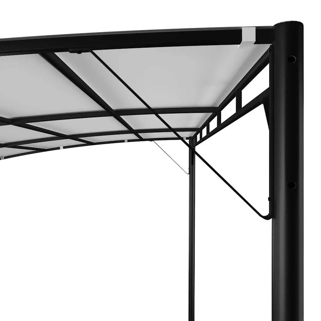 Sunshade Awning Canopy 4x3x2.55m Cream Outdoor Garden Shelter