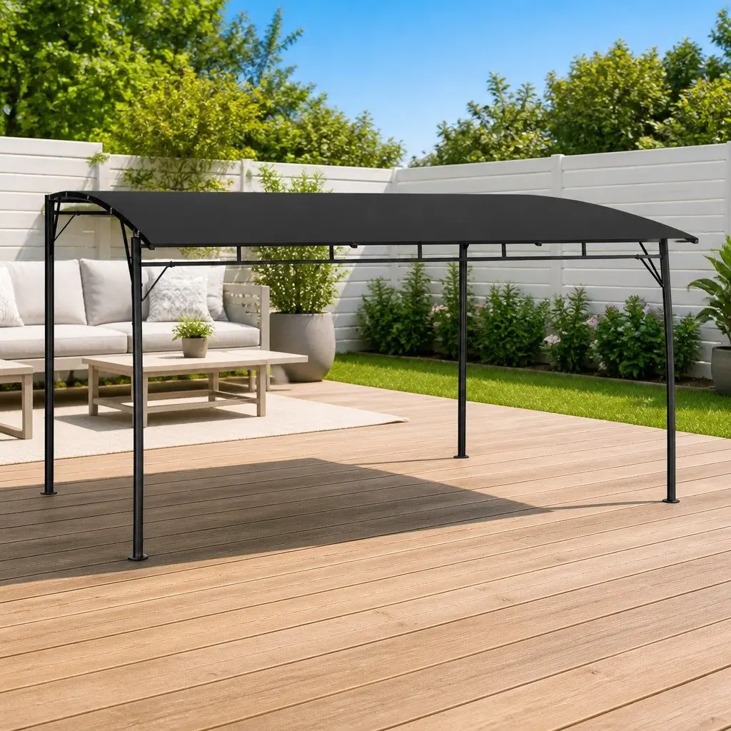 Garden Sunshade Awning Outdoor Canopy 4x3x2.55m