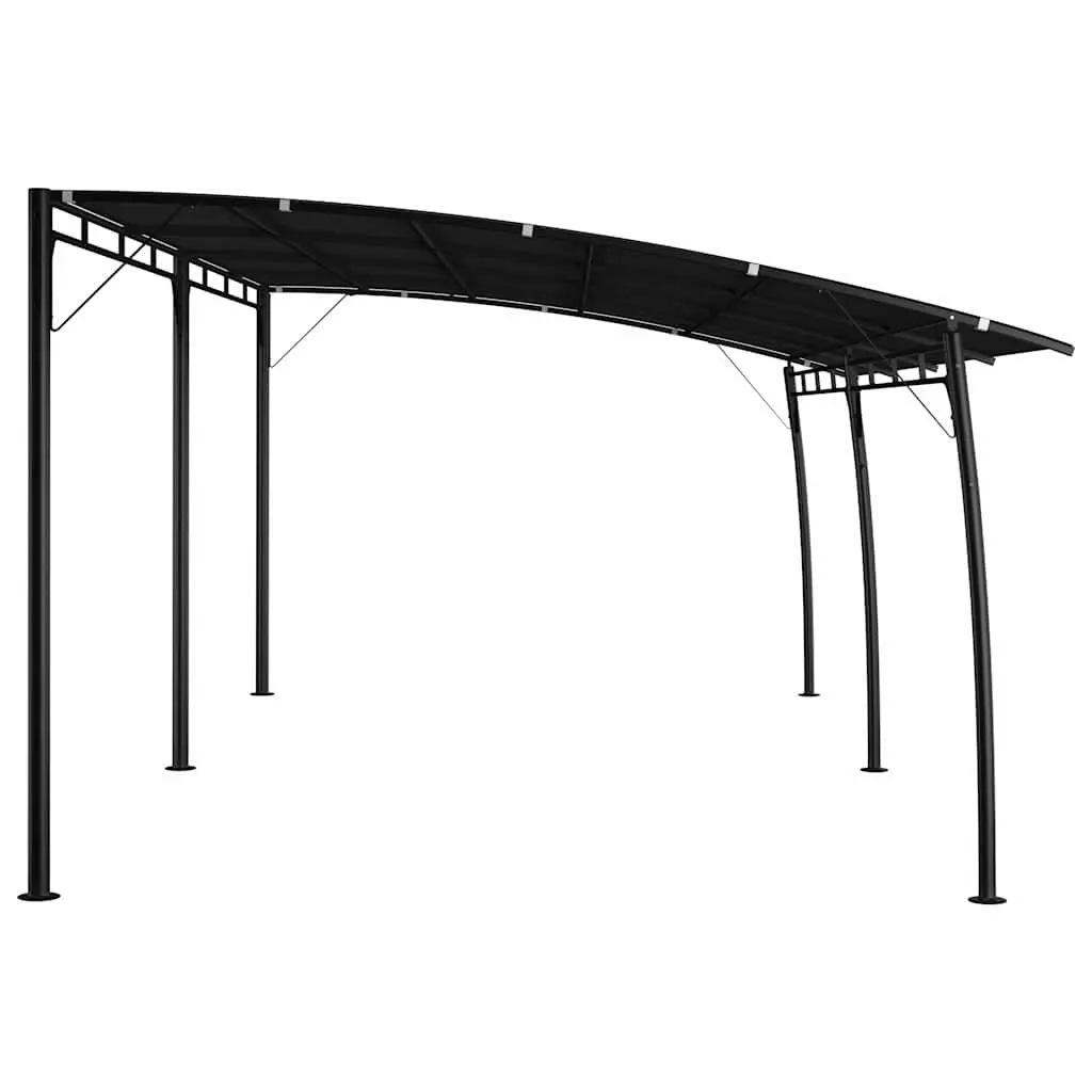 Garden Sunshade Awning Outdoor Canopy 6 x 3 x 2.55 m Anthracite