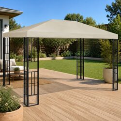 Specifications of 3x4 m Cream Outdoor Gazebo