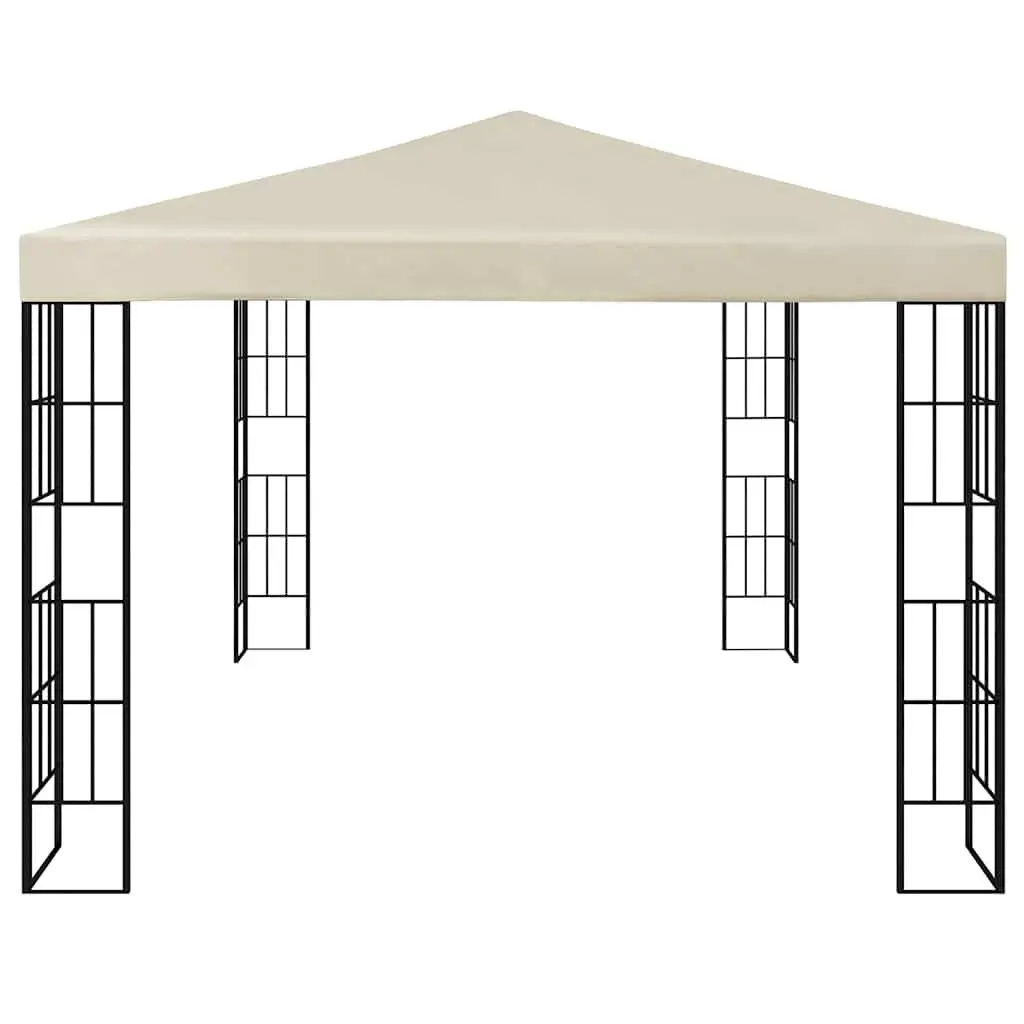 Outdoor Gazebo 3x4 m Cream Canopy Patio Garden Shade Structure