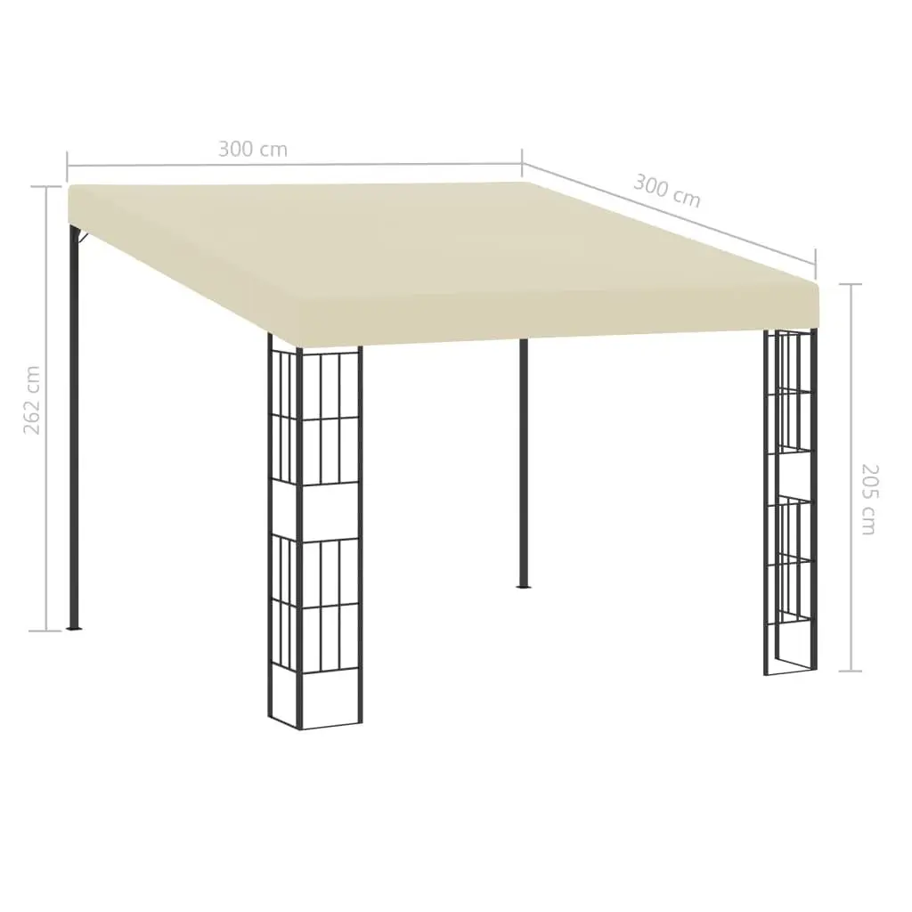 Wall-mounted Gazebo 3x3m Canopy