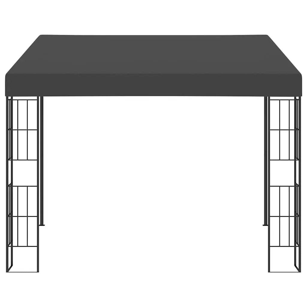 Wall-Mounted Gazebo 3x3m Anthracite Patio Sun Shelter Outdoor Canopy Shade