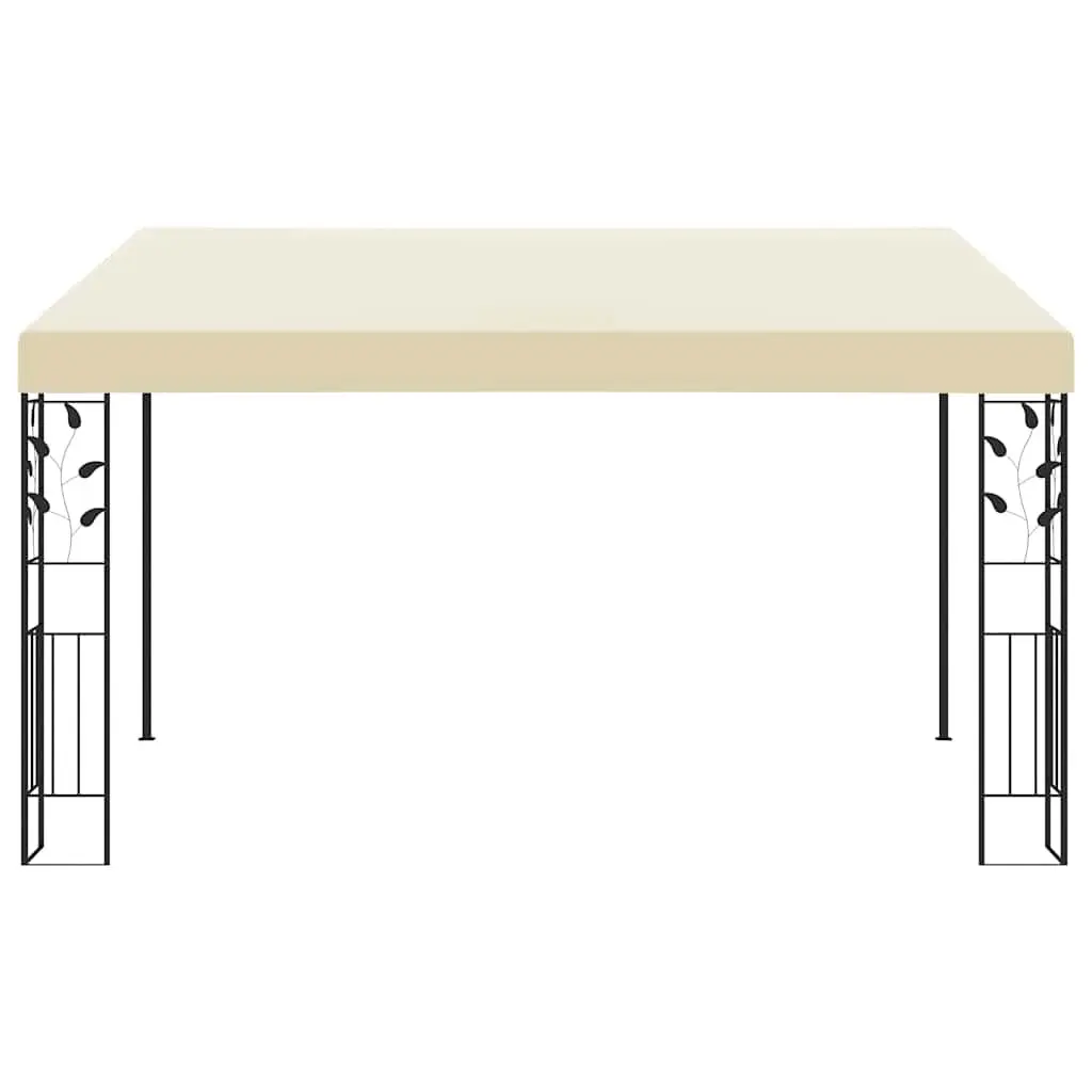 Wall-mounted Gazebo 4x3x2.5m Cream Canopy