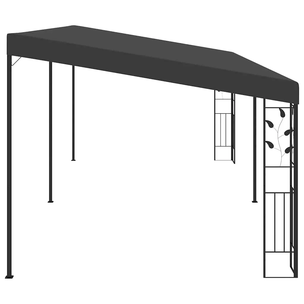 6x3x2.5m Wall-mounted Gazebo