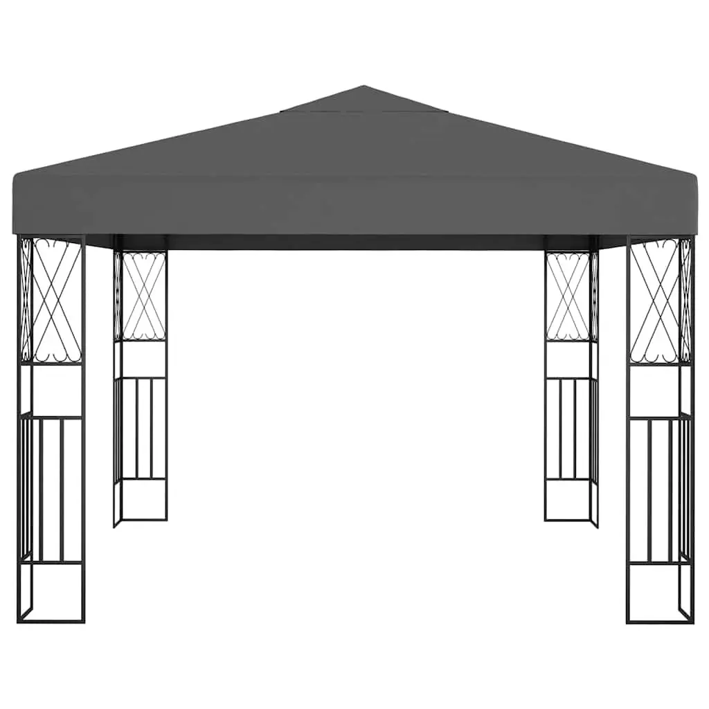3x3 m Steel Frame Gazebo with Vented Canopy