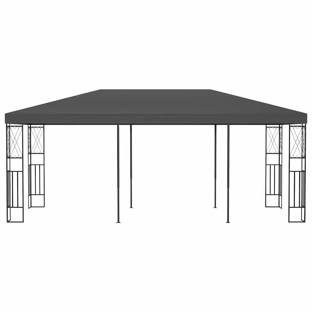 Gazebo Outdoor Use 3x6 m Steel Frame Polyester Roof