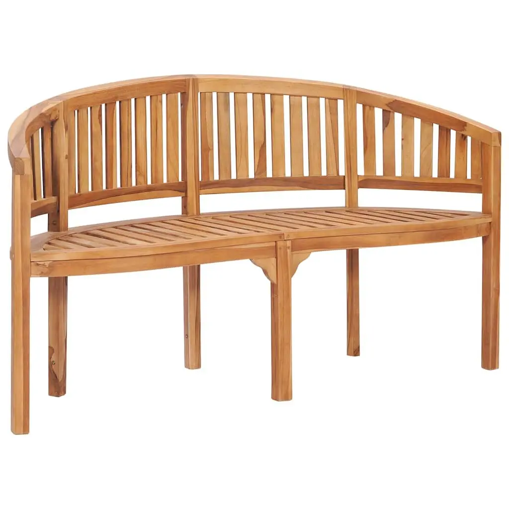 Outdoor Banana Bench 151cm, 3-Seater