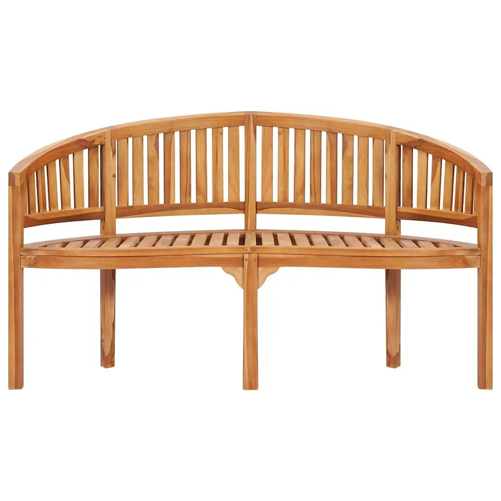 Outdoor Banana Bench 151cm, 3-Seater
