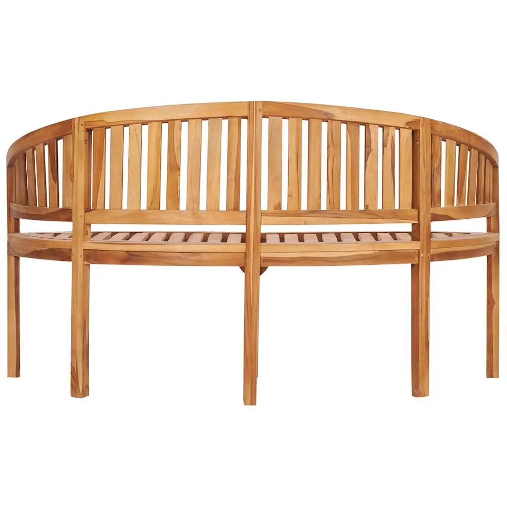 Outdoor Banana Bench 151cm, 3-Seater