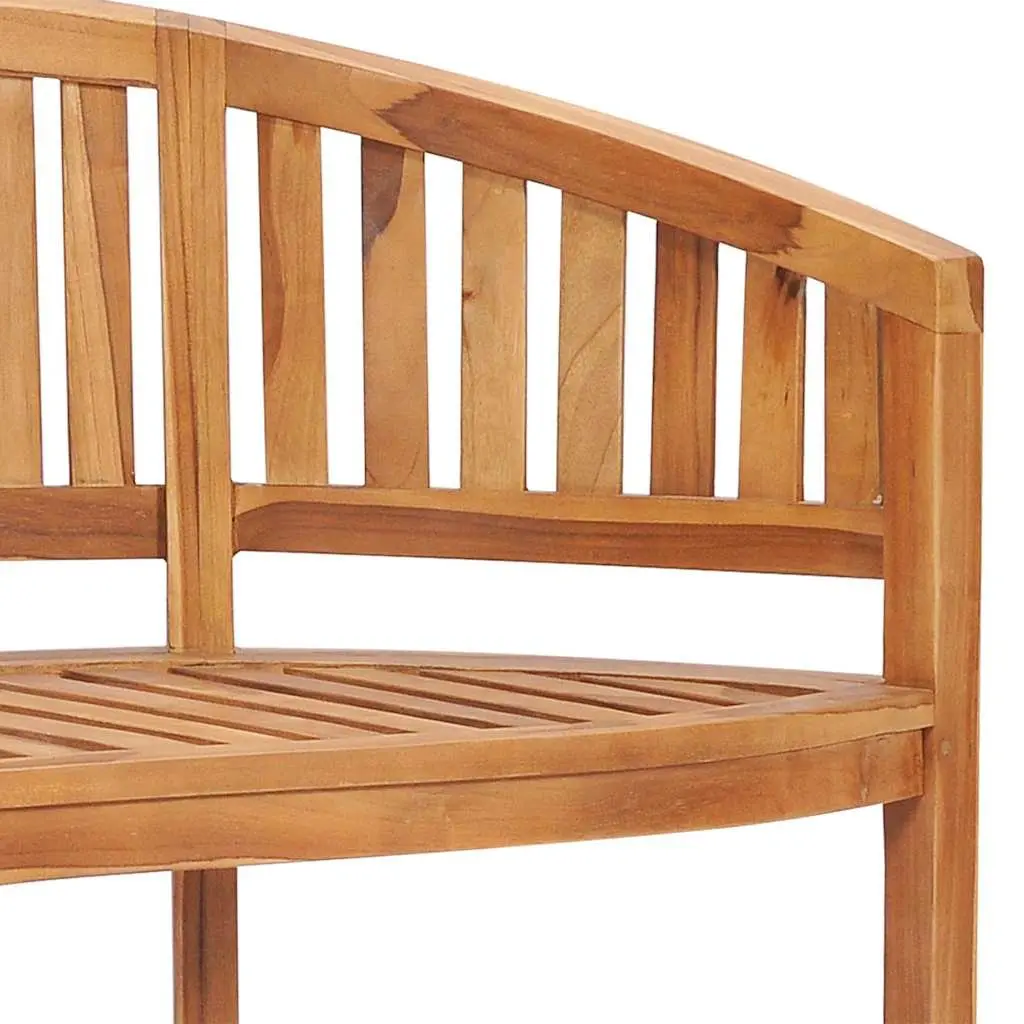 Outdoor Banana Bench 151cm, 3-Seater