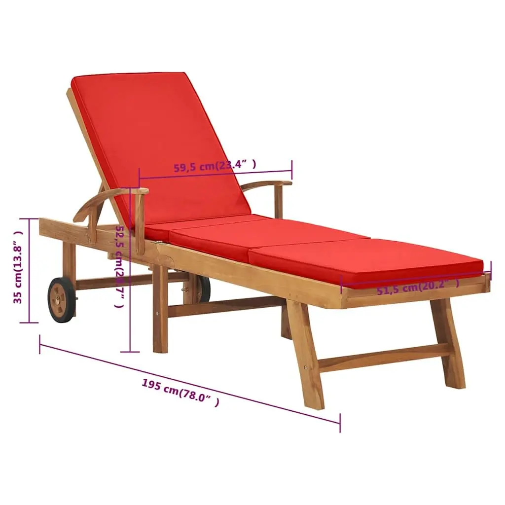 Outdoor Adjustable Sun Lounger