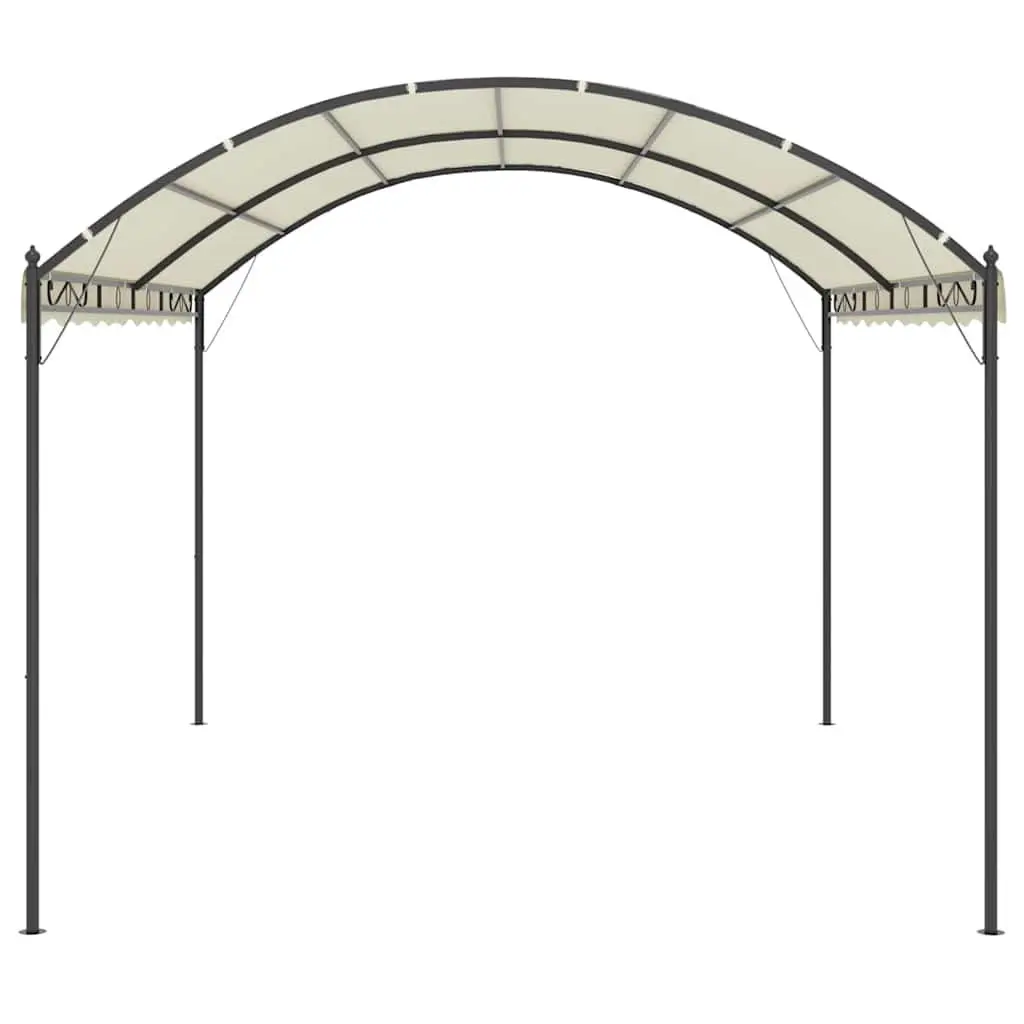 Gazebo Canopy Cream Outdoor Garden Patio Shelter Sun Protection Family Gathering