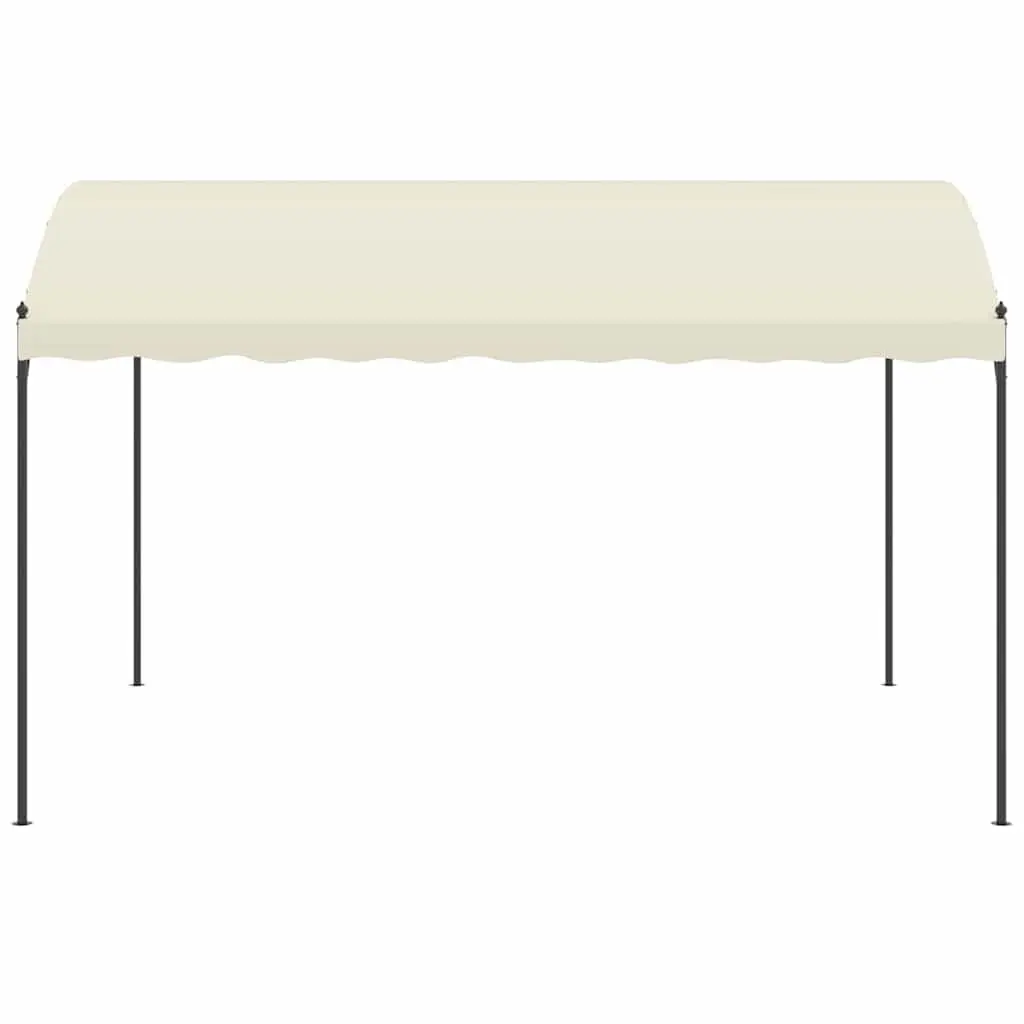 Gazebo Canopy Cream Outdoor Garden Patio Shelter Sun Protection Family Gathering
