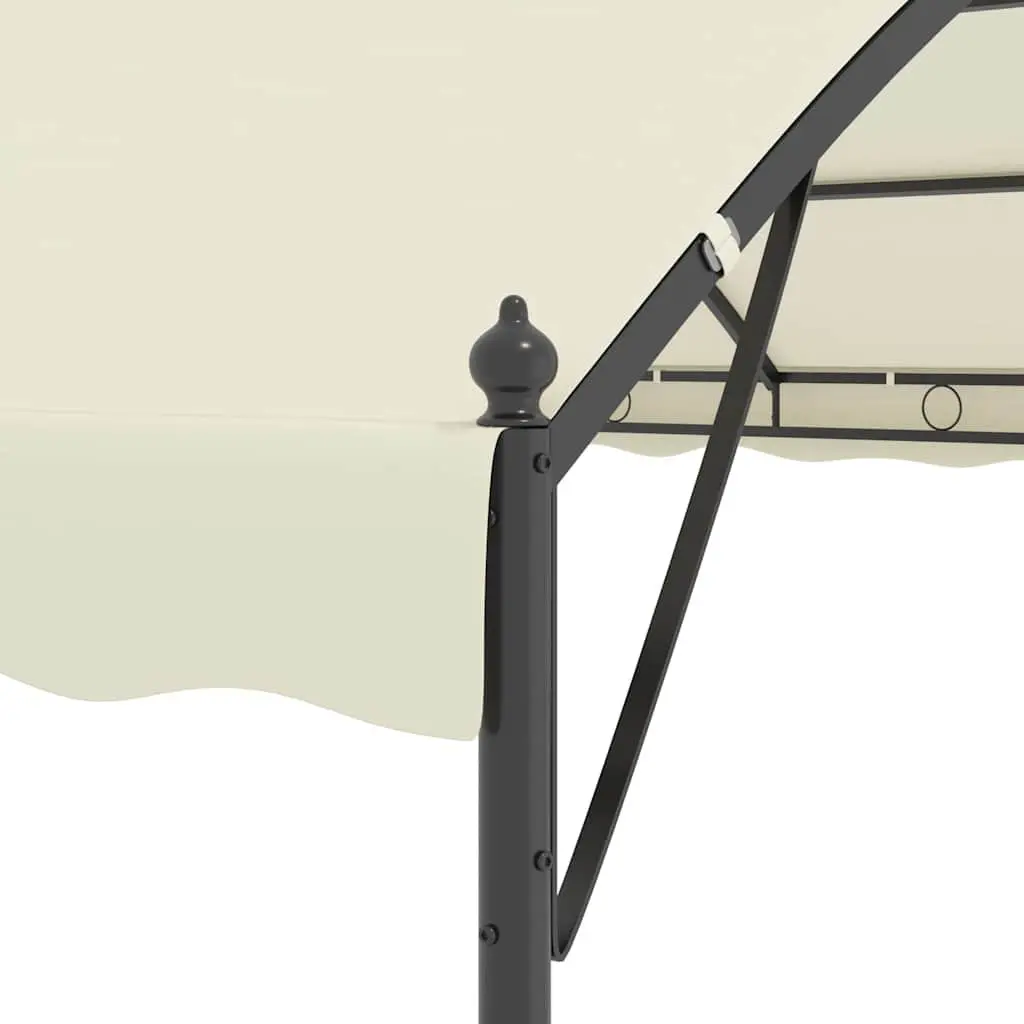 Gazebo Canopy Cream Outdoor Garden Patio Shelter Sun Protection Family Gathering