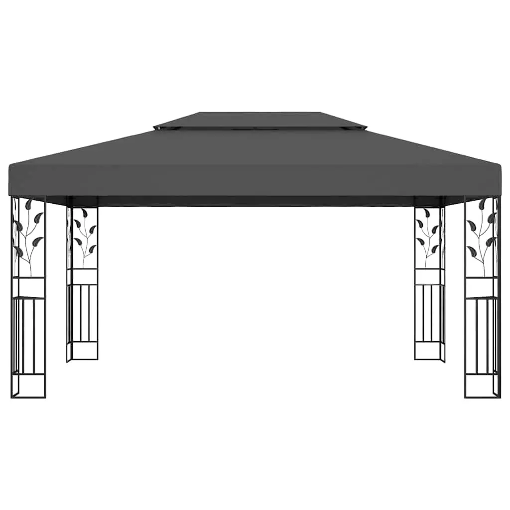 3x4m Anthracite Garden Gazebo