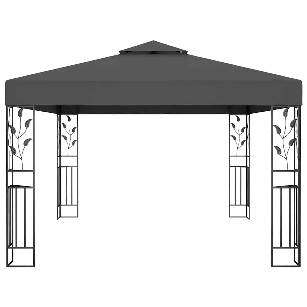 3x4m Anthracite Garden Gazebo