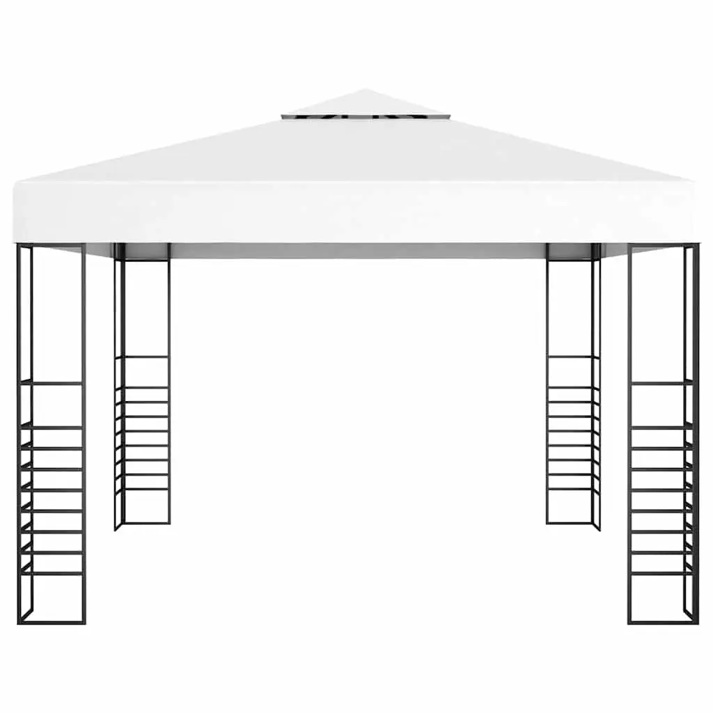 Garden Marquee Outdoor Canopy Gazebo 3x3m White Steel Frame
