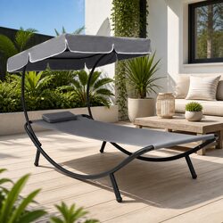 Specifications of the Outdoor Grey Sun Lounger Bed