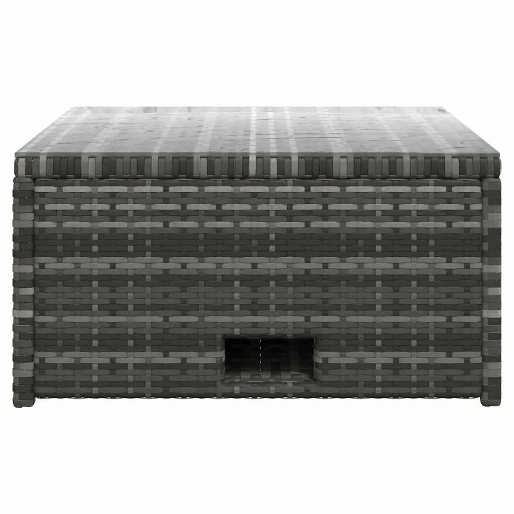 Outdoor Furniture Set 4 Piece Garden Lounge Poly Rattan Sofa Table with Cushions