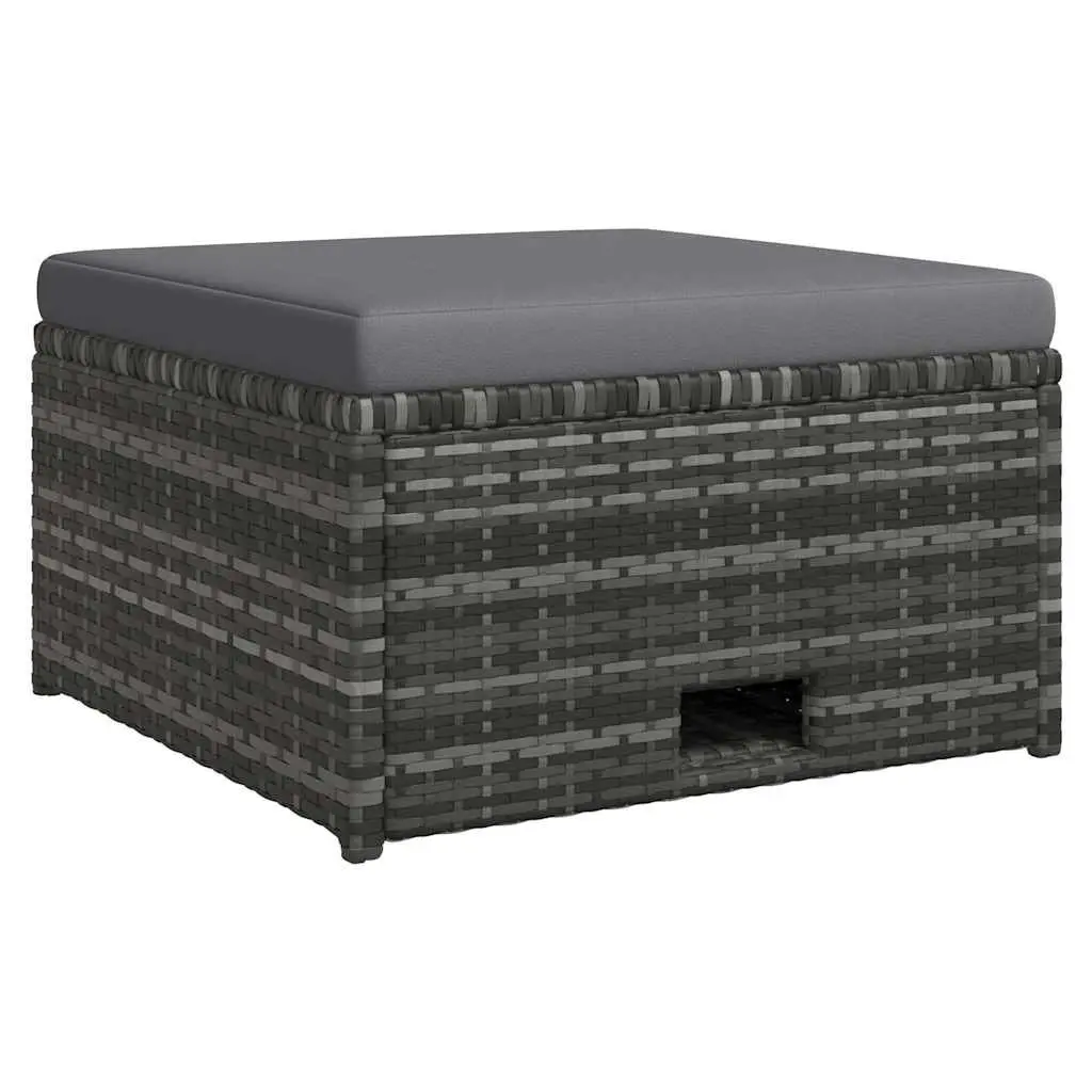Outdoor Furniture Set 4 Piece Garden Lounge Poly Rattan Sofa Table with Cushions