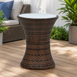 Drum-Shaped Garden Side Table Specifications and Features