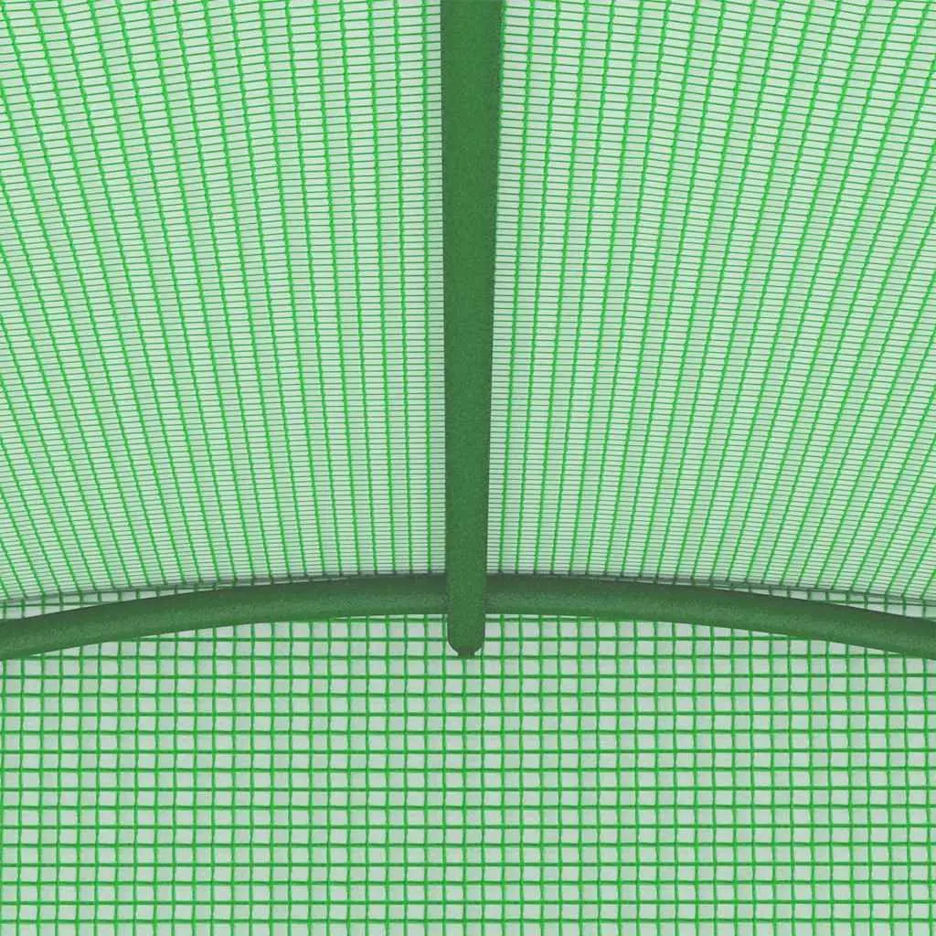 Greenhouse 9 m² 4.5x2x2 m Garden Plant House Ventilation Windows Door Green